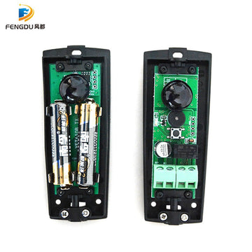 Cellule barriere infrarouge embarquee pile secour 3v rayon laser electronique 8~12m ac/dc 12~24v ECLATS DESTOCKAGE