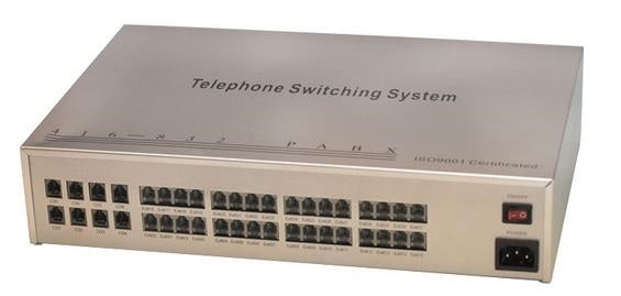 Central telephonique analogique 8 lignes 32 postes autocommutateur téléphone pabx standard autocom - ECLATS DESTOCKAGE