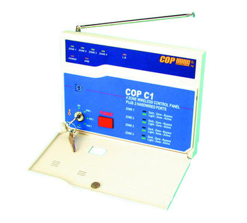 Centrale sans fil 4 zones 433.92mhz pour alarme sans fil 980w1, 980i 15 980c1 alarme antivol - ECLATS DESTOCKAGE