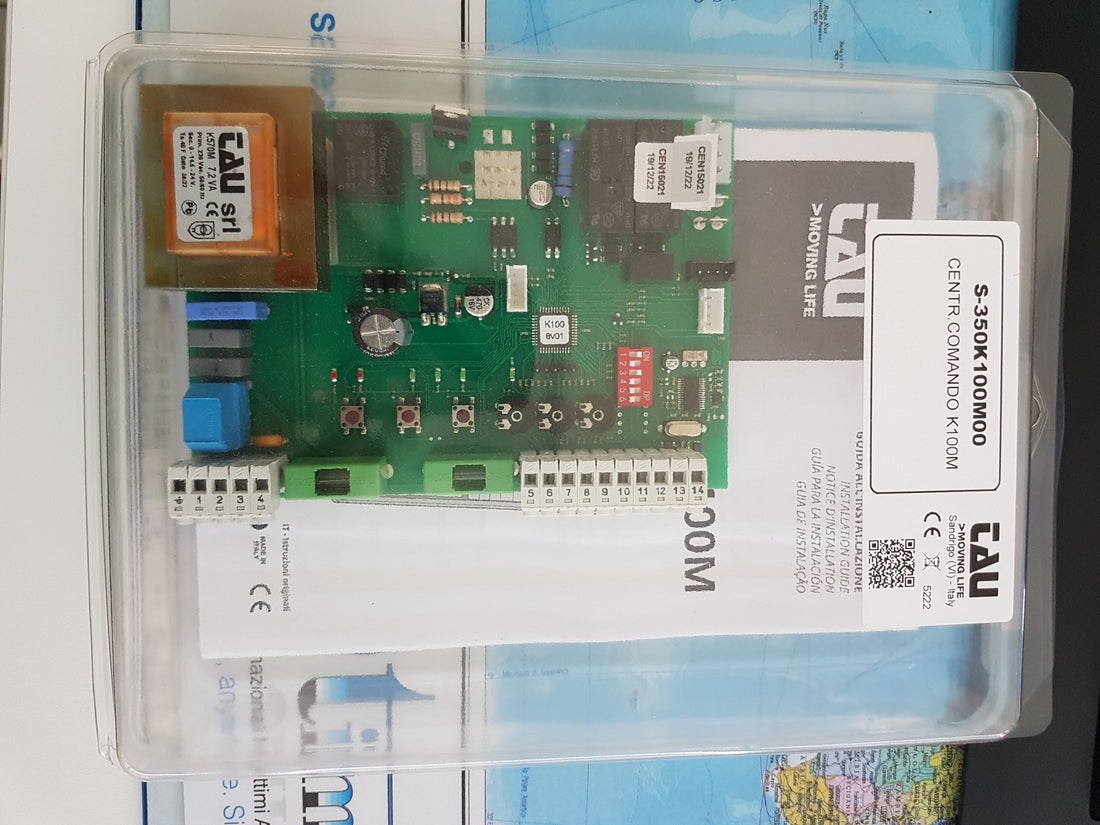 Centrale tau k100m 220v S-350K100M00 logique de commande pour motorisation portail coulissant ECLATS DESTOCKAGE
