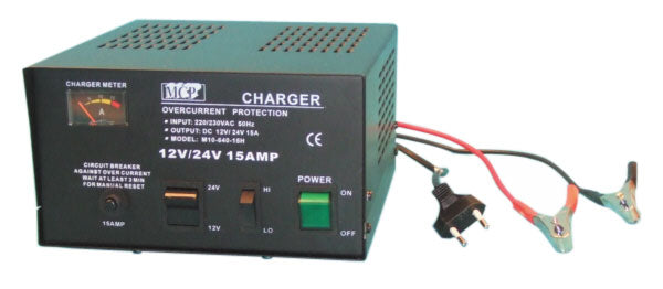 Chargeur auto accu 12v 24v 15a accumulateur batterie rechargeable 220v 13.8v 27.6v 12/24v 230v 240v ECLATS DESTOCKAGE