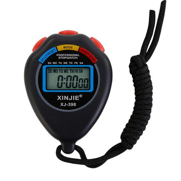 Chronometre affichage heure calendrier minutes secondes mois jour XJ-398 ECLATS DESTOCKAGE