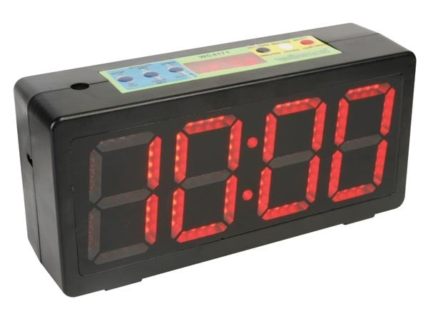 Chronometre horloge wc4171 afficheur led compte a rebours ECLATS DESTOCKAGE
