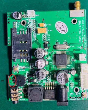 Circuit pcb de GSMSOS 2g Alarme gsm autonome appel sos urgence avec interphone ECLATS DESTOCKAGE