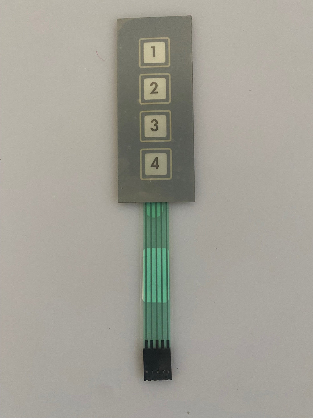 clavier a membrane souple Interrupteur 4 touches nappe 5 fils alarme matricielle 85x38mm ECLATS DESTOCKAGE