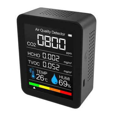 CO2 mètre testeur capteur humidité température qualité de l'air dioxyde de carbone TVOC HCHO ECLATS DESTOCKAGE