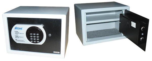 Coffre fort metal a code securite hotel 33x23x23cm 10kg coffret securité objet valeur oes-hs-11 - ECLATS DESTOCKAGE