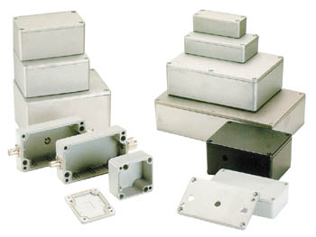 Coffret metallique etanche en aluminium 115 x 90 x 55mm g113 coffre boite boitier ECLATS DESTOCKAGE