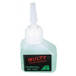 Colle cyano special plastiques pvc multi usages plasty 20gr 1532 qua21532 ECLATS DESTOCKAGE