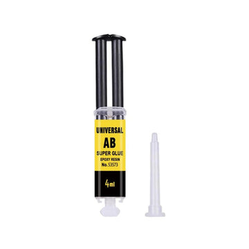 Colle forte universelle ab résine époxy liquide 4ml 2 min pour verre Céramique Plastique bois metal ECLATS DESTOCKAGE