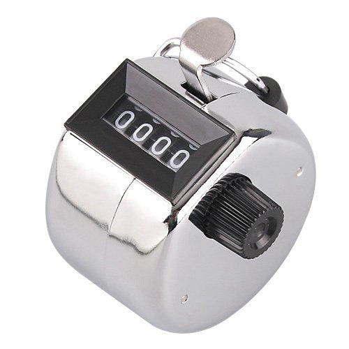 Compteur mecanique compteuse a main metre de metal a 4 chiffres ECLATS DESTOCKAGE