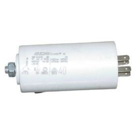 Condensateur 10.5 micro farad 11uf 11µf 11.5 µf 400v 450v 500v moteur double cosse faston 6.3mm - ECLATS DESTOCKAGE