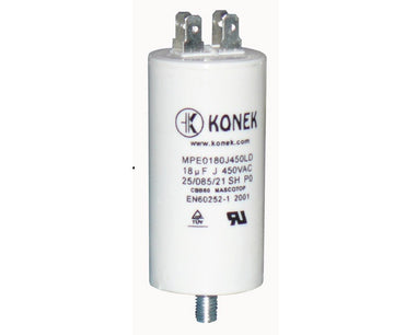 Condensateur 18mf 18 mf micro farad cbb60 450v 50/60 hz w1-11018 condo demarrage moteur cosse am - ECLATS DESTOCKAGE
