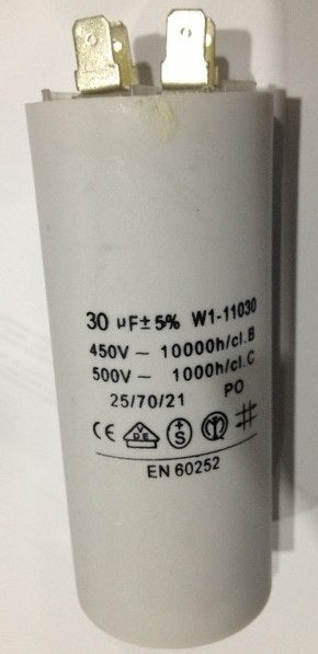 Condensateur 30mf 30uf de demarrage moteur 30 mf mk 400v 450v 500v - ECLATS DESTOCKAGE