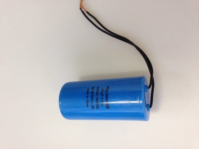 Condensateur 3cv 40mf 40uf pour compresseur 40 micro farad 400v 450v 500v - ECLATS DESTOCKAGE