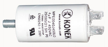 Condensateur 4µf 400v demarrage moteur cosse µf micro farad 450v 500v - ECLATS DESTOCKAGE