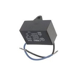 Condensateur 4mf 4 mf uf micro farad 250v ventilateur de plafond CBB61 4uf 450VAC 2 fils 450v ECLATS DESTOCKAGE