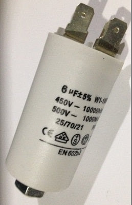 Condensateur 6mf 450v lave vaisselle fagor 6µf 6 µf uf micro farad demarrage - ECLATS DESTOCKAGE