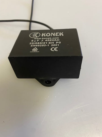 Condensateur 6uf 6µf 6 µf uf 6 mf micro farad 450v cbb61 500v ac cbb61 moteur ventilateur 50/60Hz - ECLATS DESTOCKAGE