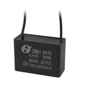 Condensateur 6uf 6µf 6 µf uf 6 mf micro farad 450v cbb61 500v ac cbb61 moteur ventilateur 50/60Hz 400V ECLATS DESTOCKAGE