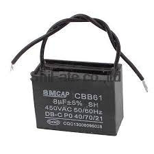 Condensateur 8uf 8µf 8 µf uf micro farad 450v cbb61 500v ac rectangle moteur ventilateur 50/60Hz ECLATS DESTOCKAGE
