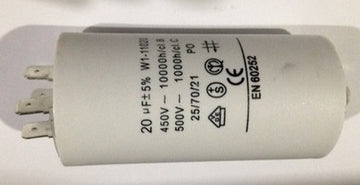 Condensateur a 4 broches 450v 20 uf mf micro farad  60 hz moteur motor - ECLATS DESTOCKAGE