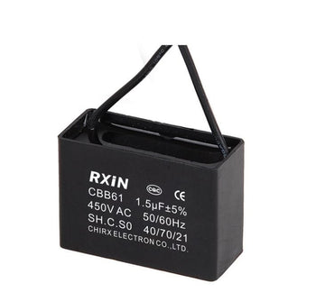 Condensateur cbb61 1.5uf 450v 1.5mf 1.5 mf uf micro farad 50/60hz condo demarrage moteur ECLATS DESTOCKAGE