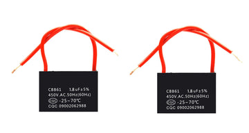 2 Condensateur cbb61 1.8uf 450v 1.8mf 1.8 mf uf micro farad 50/60hz condo demarrage moteur ECLATS DESTOCKAGE
