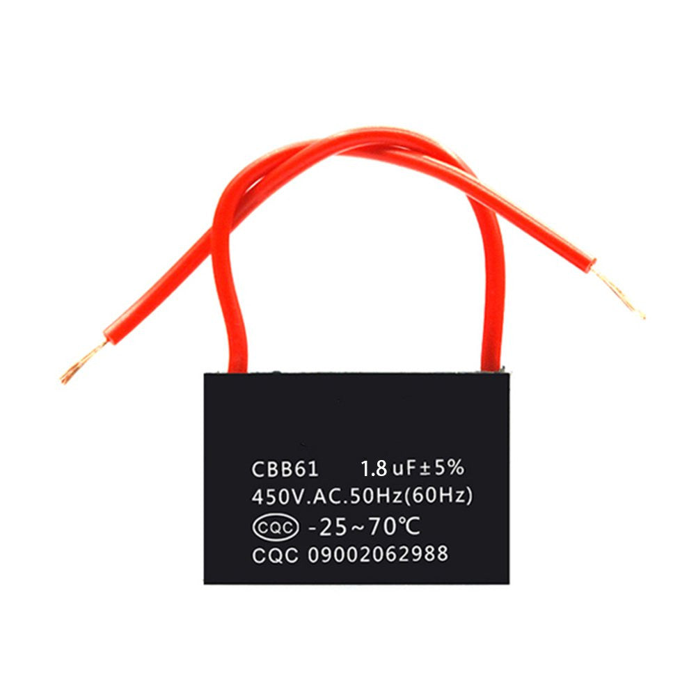 Condensateur cbb61 1.8uf 450v 1.8mf 1.8 mf uf micro farad 50/60hz condo demarrage moteur ECLATS DESTOCKAGE
