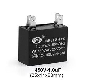 Condensateur cbb61 4 pin 1uf 450v 1mf 1 mf uf micro farad 50/60hz condo demarrage moteur ventilateur ECLATS DESTOCKAGE
