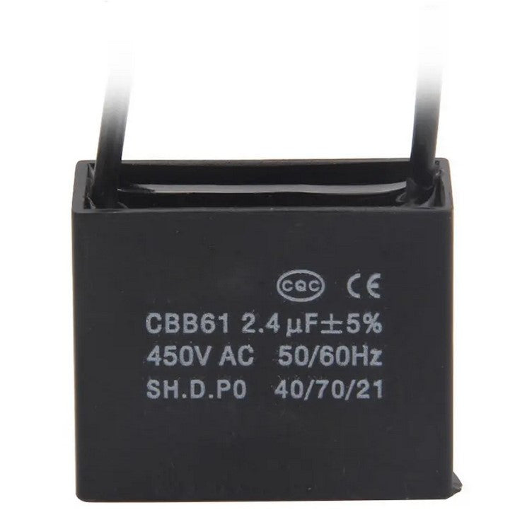 Condensateur cbb61 2.4uf 450v 2.4mf 2.4 mf uf micro farad 50/60hz condo demarrage moteur ECLATS DESTOCKAGE