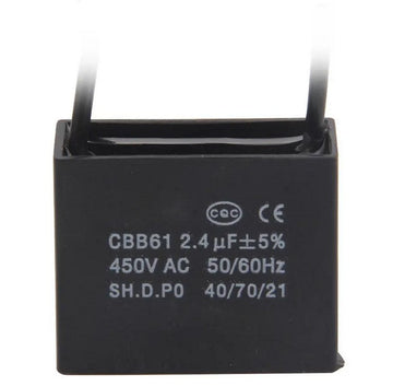 Condensateur cbb61 2.4uf 450v 2.4mf 2.4 mf uf micro farad 50/60hz condo demarrage moteur ECLATS DESTOCKAGE