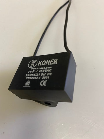 Condensateur cbb61 2uf 250v 450v 2mf 2 mf uf micro farad 50/60hz condo demarrage moteur 2UF - ECLATS DESTOCKAGE