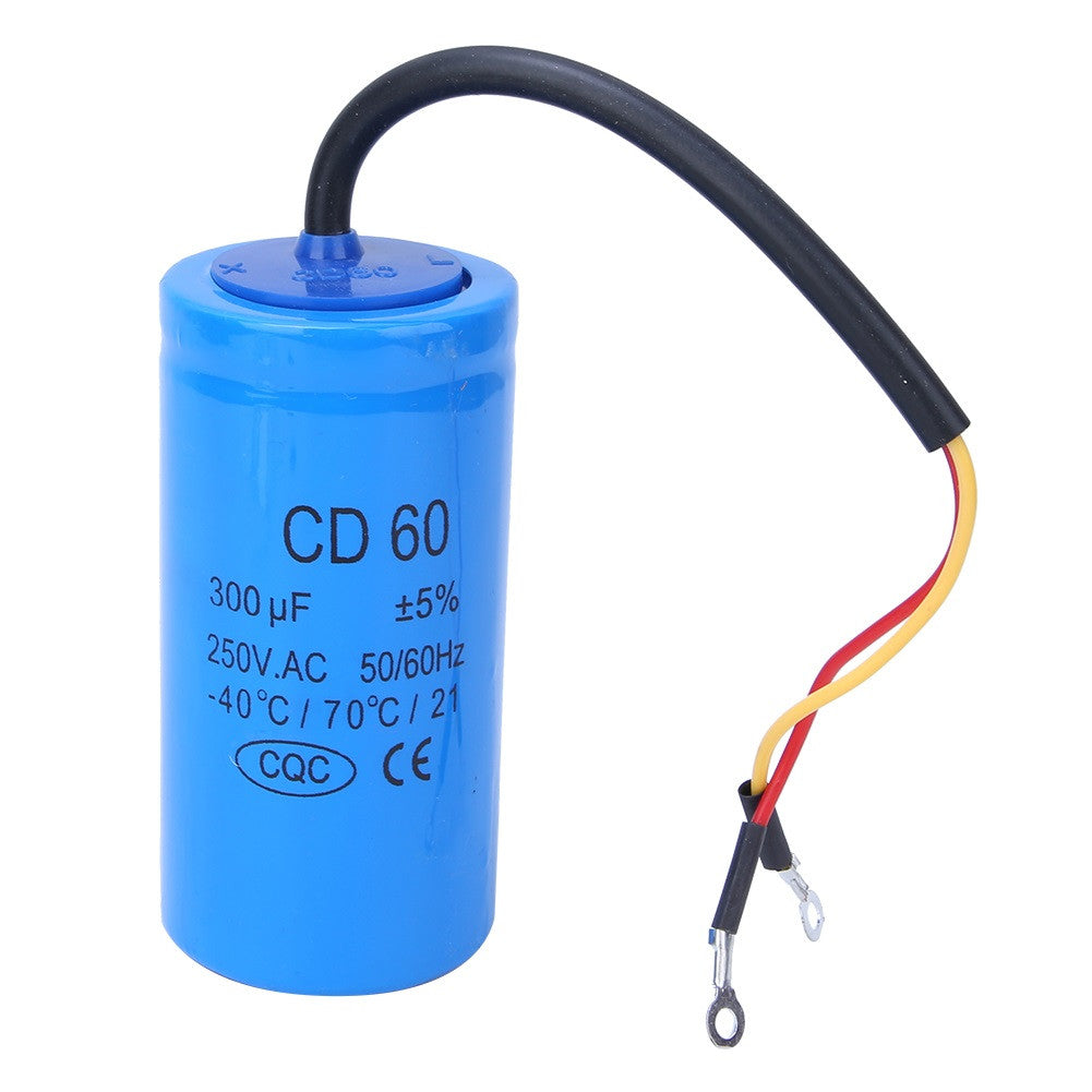 Condensateur CD60 250V 300uf moteur réfrigérateur climatiseur moteurs pompe a eau ECLATS DESTOCKAGE