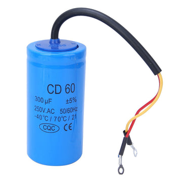 Condensateur CD60 250V 300uf moteur réfrigérateur climatiseur moteurs pompe a eau ECLATS DESTOCKAGE