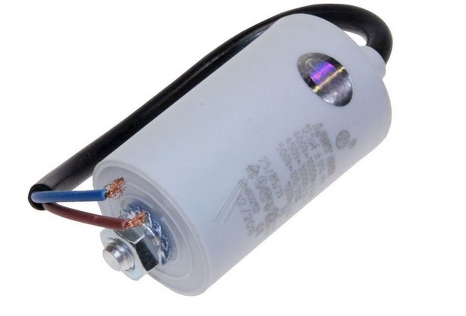 Condensateur de démarrage 12uf 12,5µf 400v 450v 500v a fil condo a cable moteur motorisation portail - ECLATS DESTOCKAGE