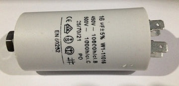 Condensateur de demarrage 16µf 16mf 16 mf µf micro farad pour lave linge samsung indesit f502 fl412 - ECLATS DESTOCKAGE
