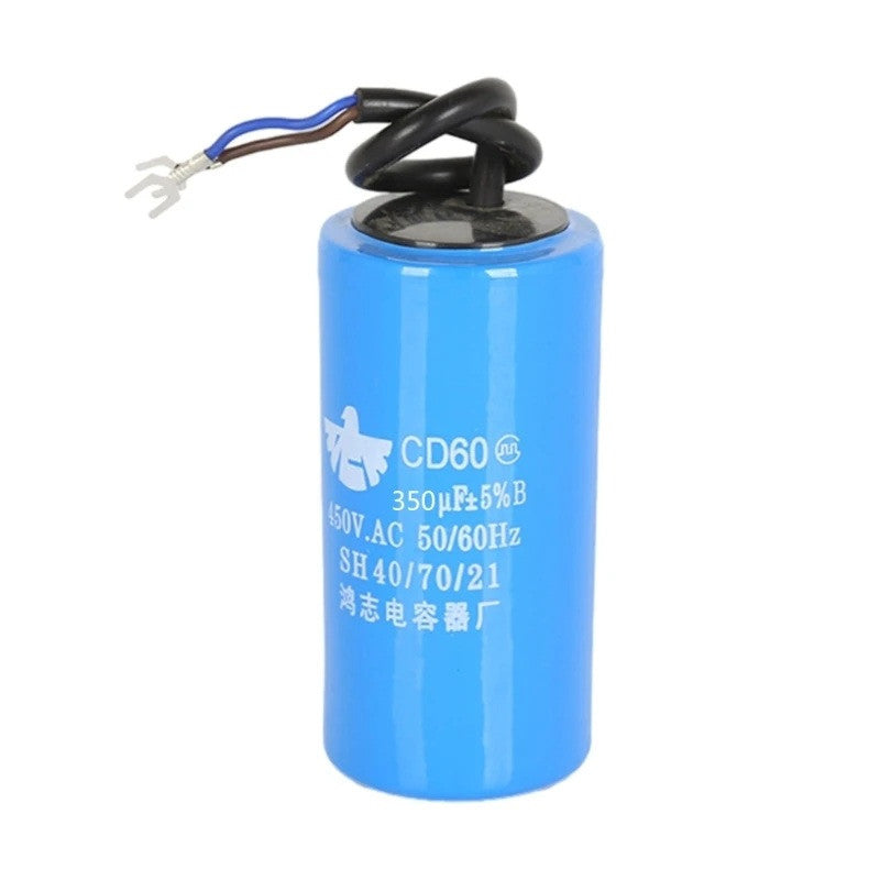 Condensateur de démarrage avec coque en plastique cellule électrolytique CD60 450V 350UF 350mf ECLATS DESTOCKAGE
