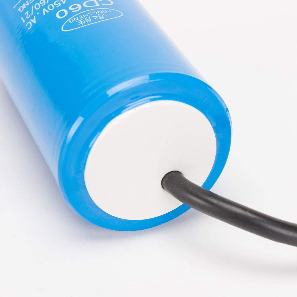 Condensateur de démarrage électrique cd60 100uF 100mF 100 UF mf 250v 450V FIL demarrage moteur ECLATS DESTOCKAGE