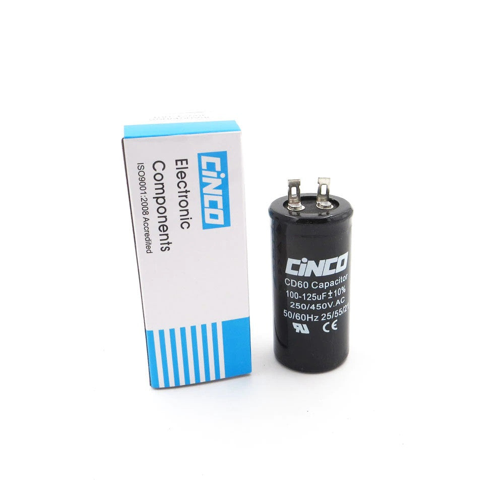 Condensateur de démarrage électrique cd60 100uF 125uF 100mF 125mF 250v 450v AC ECLATS DESTOCKAGE