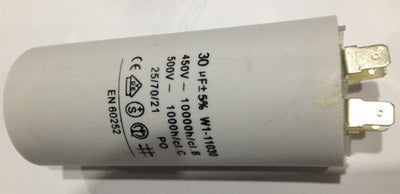 Condensateur de démarrage moteur mk 30 µf 450 v/ac 400v 450v 500v - ECLATS DESTOCKAGE