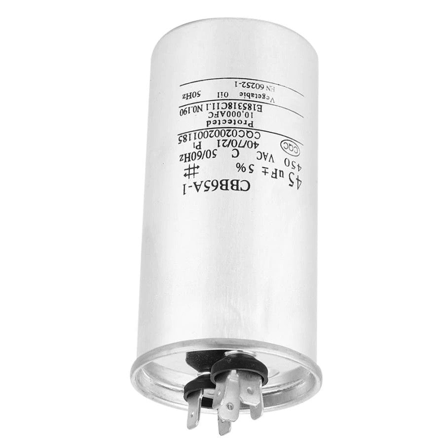 Condensateur Demarrage CBB65 45UF moteur Compresseur Climatiseur 450v refrigerateur lave-linge ventilateur ECLATS DESTOCKAGE