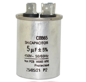 Condensateur Demarrage CBB65 5UF moteur Compresseur Climatiseur 450v refrigerateur lave-linge ECLATS DESTOCKAGE
