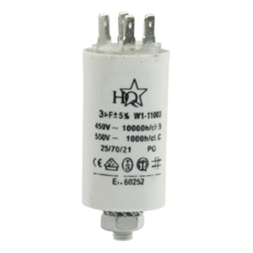 Condensateur permanent 3,15 µf mf micro farad 400v condo demarrage moteur double cosses - ECLATS DESTOCKAGE