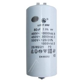 Condensateur permanent 80uf 450v cosses faston 80 µf mf micro farad condo demarrage moteur - ECLATS DESTOCKAGE