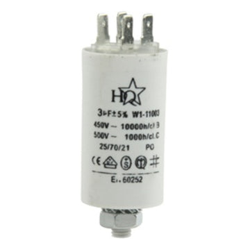 Condensateur standard blanc permanent 3,15µf 3.15 mf micro farad 450v condo demarrage - ECLATS DESTOCKAGE