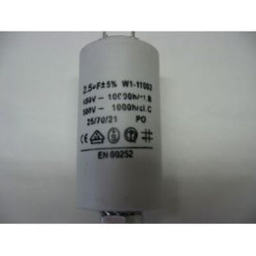 Condensateur standard permanent 2.5µf 2.5 mf µf micro farad 450v 50/60hz cosse faston 6.3mm - ECLATS DESTOCKAGE