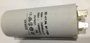 Condensateur standard permanent 30µf 30 µf uf faston 6.3mm m8 400v 450v 500v - ECLATS DESTOCKAGE