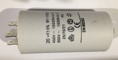 Condo 450v 20 mf uf micro farad  50 60 hz demarrage moteur TFC50F - 9210009F7 (THOMSON) - ECLATS DESTOCKAGE