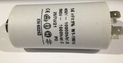 Condo demarrage moteur cosse 14µf 14 mf µf micro farad 450v 50/60 hz condensateur - ECLATS DESTOCKAGE